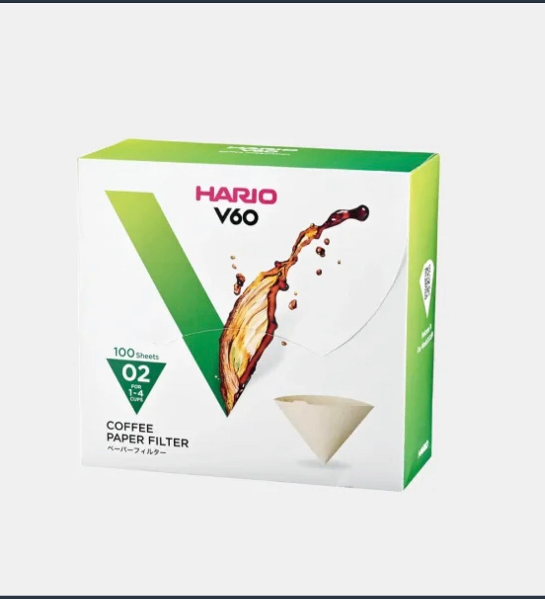فلاتر قهوة v60 هاريو – مقاس 02